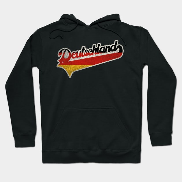 Deutschland Distressed Design Hoodie by darklordpug